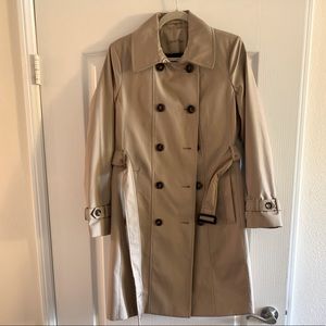 Khaki Calvin Klein Trench coat